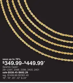 JC Penney Sparkle ropes◊ offer