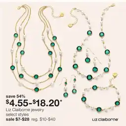 JC Penney Liz Claiborne jewelry offer