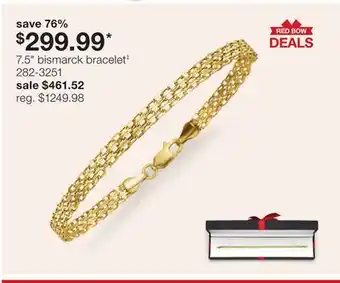 JC Penney 7.5 bismarck bracelet‡ offer