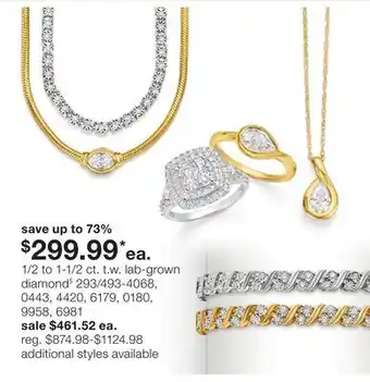 JC Penney 1/2 to 1-1/2 ct. t.w. lab-grown diamond§ offer