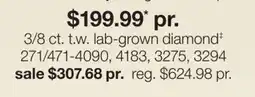 JC Penney 3/8 ct. t.w. lab-grown diamond‡ offer