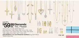 JC Penney 1/5 to 1/4 ct. t.w. lab-grown diamondΒ§ offer