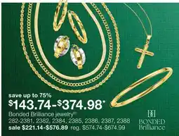 JC Penney Bonded Brilliance jewelry§◊ offer