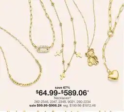 JC Penney Necklaces offer