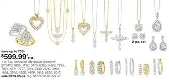 JC Penney 1 ct. t.w. natural or lab-grown diamond‡ offer