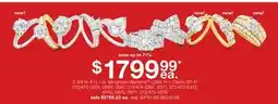 JC Penney 2-3/4 to 4 ct. t.w. lab-grown diamond‡◊ Color H-I, Clarity SI1-I1 offer