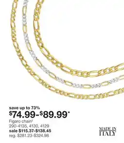 JC Penney Figaro chain§ offer