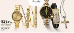 JC Penney Men's or women's boxed watch sets offer