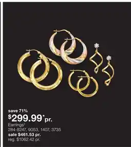 JC Penney Earrings◊299.99 offer