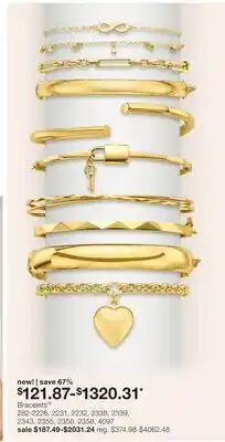 JC Penney Bracelets‡§ offer