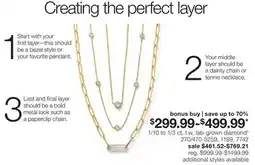 JC Penney 1/10 to 1/3 ct. t.w. lab-grown diamond‡ offer