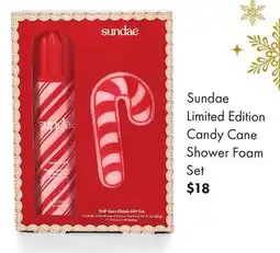 Boscov's Sundae Limited Edition Candy Cane Shower Foam Set offer