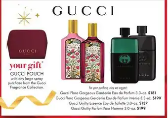 Boscov's Gucci Flora Gorgeous Gardenia Eau de Parfum 3.3-oz offer