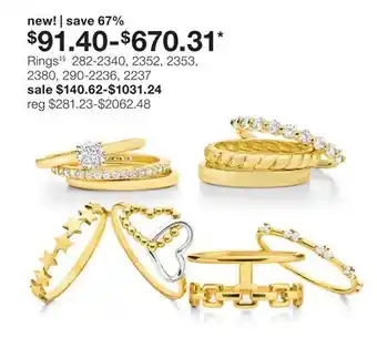 JC Penney Rings‡§ offer