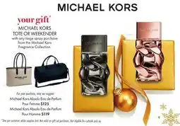 Boscov's Michael Kors Absolu Eau de Parfum Pour Femme offer