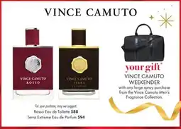 Boscov's Rosso Eau de Toilette offer