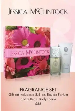Boscov's Jessica McClintock Fragrance Set offer
