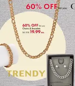 Boscov's Chains & Bracelets offer
