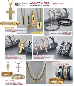 Boscov's STAINLESS STEEL JEWELRY offer