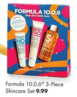 Boscov's Formula 10.0. 6 3-Piece Skincare Set offer