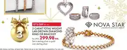 Boscov's 3 CARAT TOTAL WEIGHT LAB GROWN DIAMOND RING OR BRACELET offer