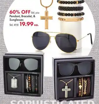 Boscov's Pendant, Bracelet, & Sunglasses offer