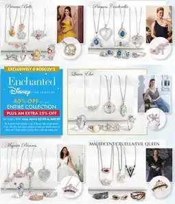 Boscov's Enchanted Disney Fine Jewelry offer