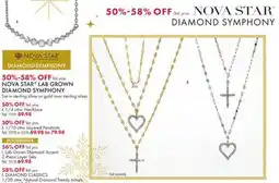 Boscov's NOVA STAR LAB GROWN DIAMOND SYMPHONY offer