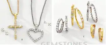 Boscov's B & C. PENDANT & EARRINGS SETS OR HOOP EARRINGS offer