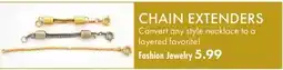 Boscov's CHAIN EXTENDERS offer