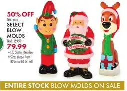 Boscov's SELECT BLOW MOLDS offer