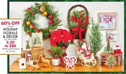 Boscov's HOLIDAY FLORALS & DÉCOR offer