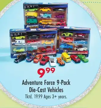 Boscov's Adventure Force 9-Pack Die-Cast Vehicles offer