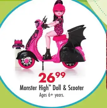 Boscov's Monster High Doll & Scooter offer