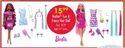 Boscov's Barbie Fun & Fancy Hair Doll offer