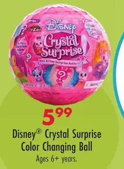 Boscov's Disney Crystal Surprise Color Changing Ball offer