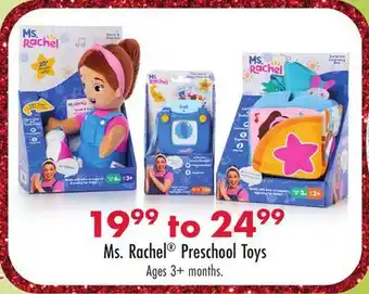Boscov's Ms. Rachel Preschool Toys offer