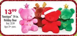 Boscov's Yoonique 14-in. Holiday Bear offer