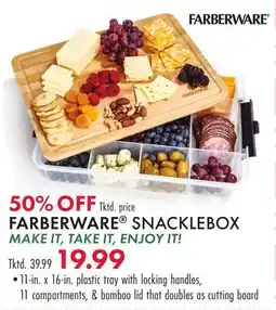 Boscov's FARBERWARE SNACKLEBOX offer