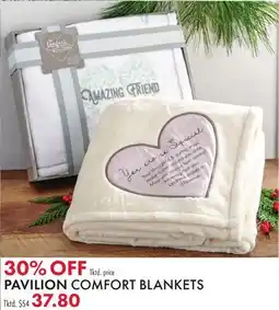 Boscov's PAVILION COMFORT BLANKETS offer