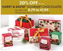 Boscov's HARRY & DAVID GOURMET CHOCOLATES offer