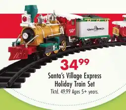 Boscov's Santa's Village Express Holiday Train Set offer