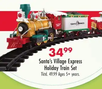 Boscov's Santa's Village Express Holiday Train Set offer