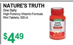 Health Mart NATURE'S TRUTH One Daily High Potency Vitamin Formula Mini Tablets offer