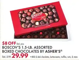Boscov's BOSCOV'S 1.5-LB. ASSORTED BOXED CHOCOLATES BY ASHER'S offer