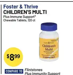 Health Mart Foster & Thrive CHILDREN'S MULTI offer