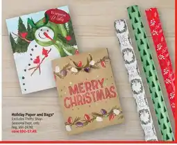 Meijer Holiday Paper and Bags offer