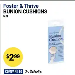 Health Mart Foster & Thrive BUNION CUSHIONS offer