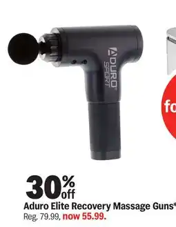 Meijer Aduro Elite Recovery Massage Guns offer