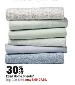 Meijer Eden Home Sheets offer